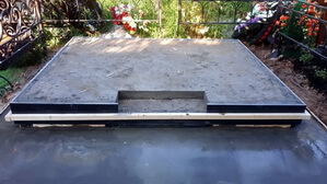 Облицовка бетона гранитными плитами